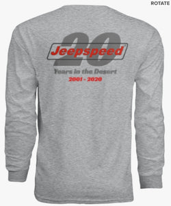 Jeepspeed 20 year long sleeve t-shirt